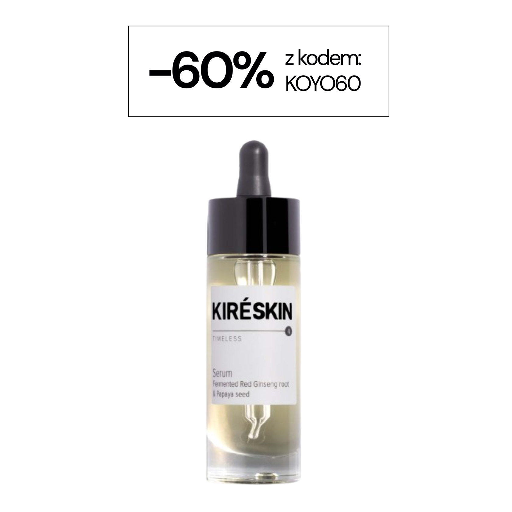 Serum Fermentowany Korzeń Czerwonego Żeń Szenia & Nasiona Papai﻿